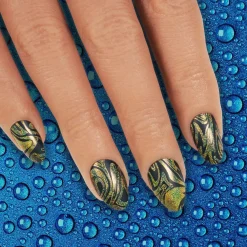 Liquid Sunshine (B335) - Bright Yellow Holographic Stamping Polish
