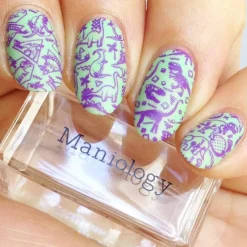 Littlefoot (B281) - Purple Stamping Polish