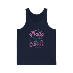 Love for Nails & Coffee - Jersey Tank Top