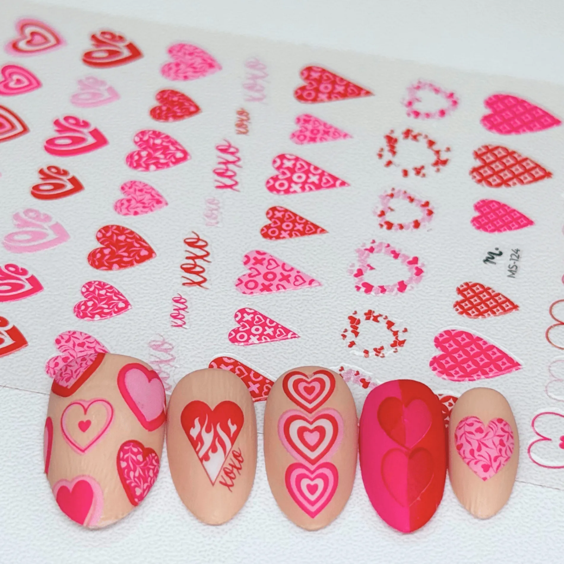 Love Interest (MS-124) - Nail Art Sticker