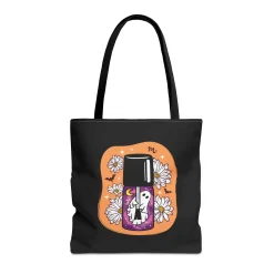 Lovely Ghouls Tote Bag - Black