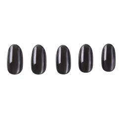 Magnetic Metal Press On Nails - Short Round
