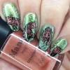 Mangrove (B438) - Metallic Green Stamping Polish