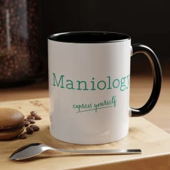 Maniology Express Yourself Accent Coffee Mug, 11oz