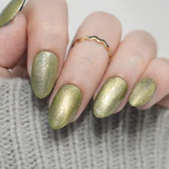 Mermaid Mirage: Electric Algae (P182) - Soft Lime Green Magnetic Nail Polish