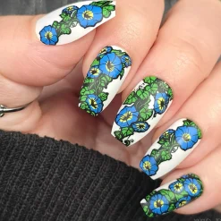 Morning Glory (M666) - Nail Stamping Plate
