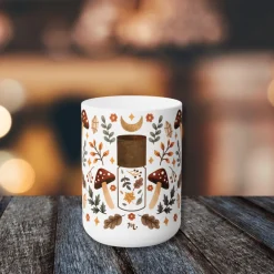 Mystic Garden Ceramic Coffee Mug 15oz