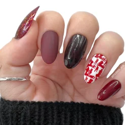 Mythos Collection: Red Sea (B199) Dark Oxblood Red Stamping Polish
