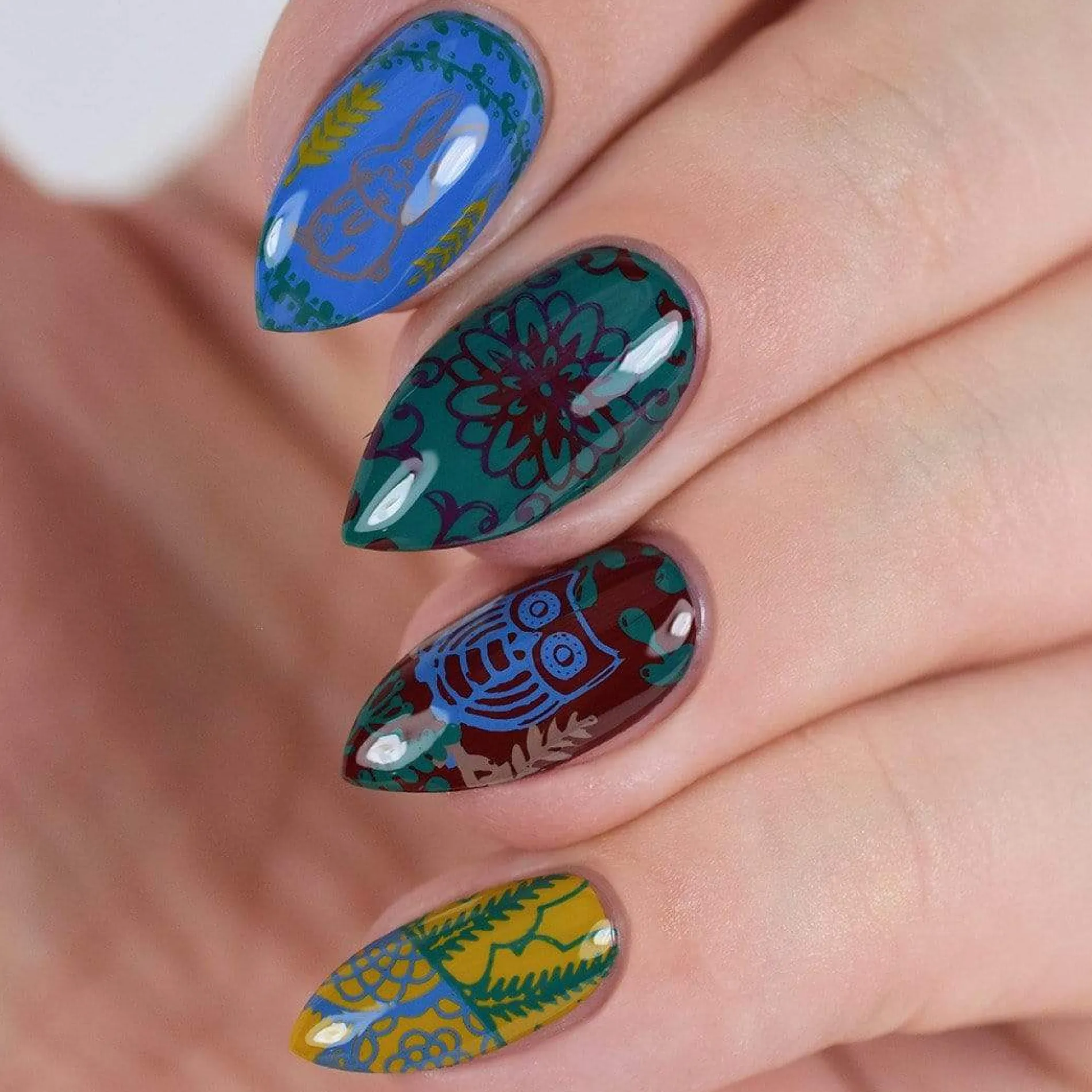 Mythos Collection: Tree of Life (B197) Dark Forest Green Stamping Polish