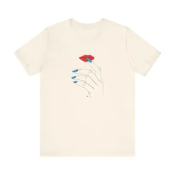 Nail Line Art - Short Sleeve T-shirt