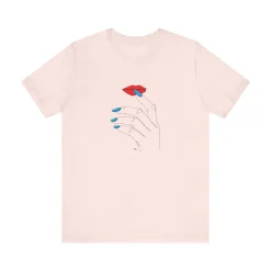 Nail Line Art - Short Sleeve T-shirt