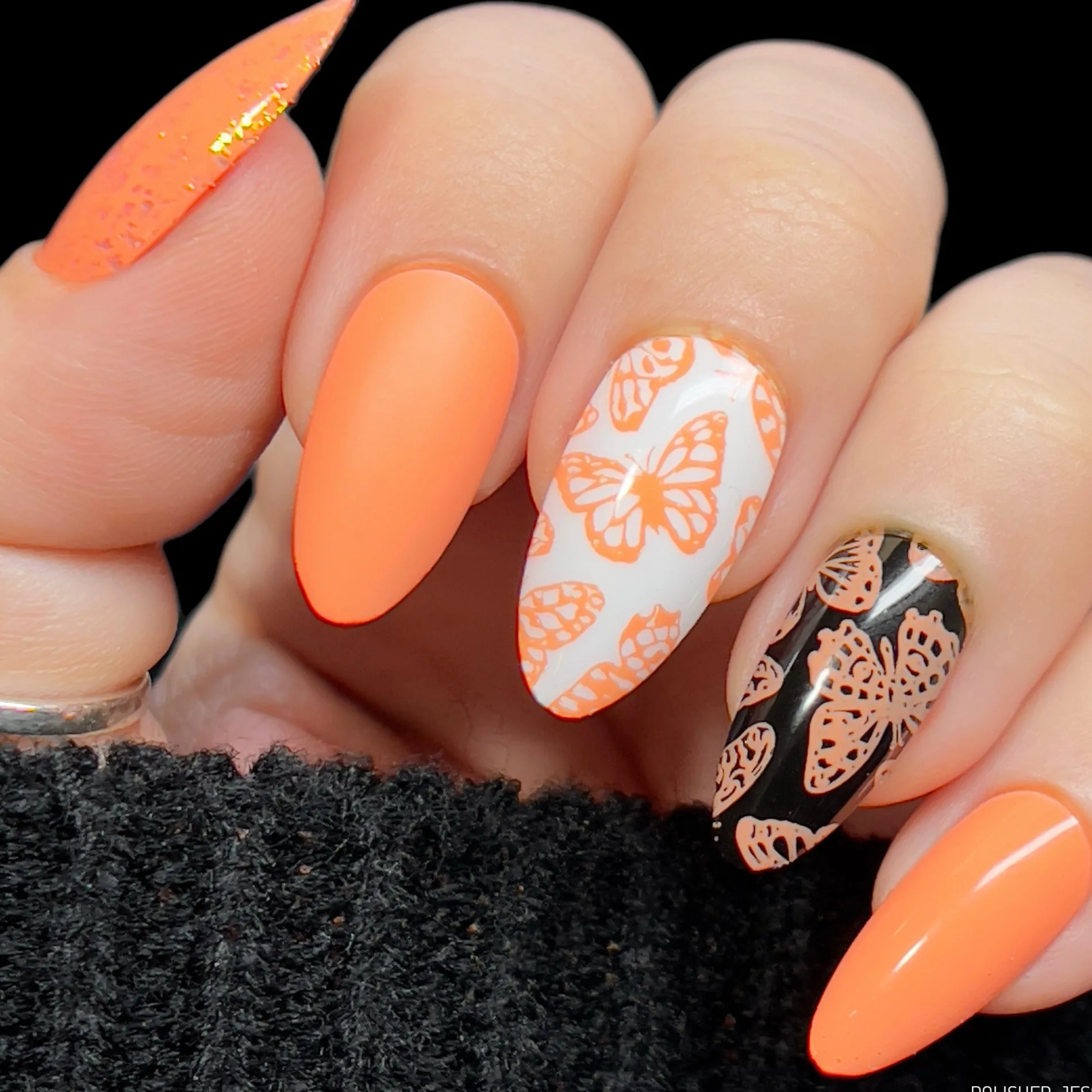 Nectar (B506) - Cream Peachy Orange Stamping Polish