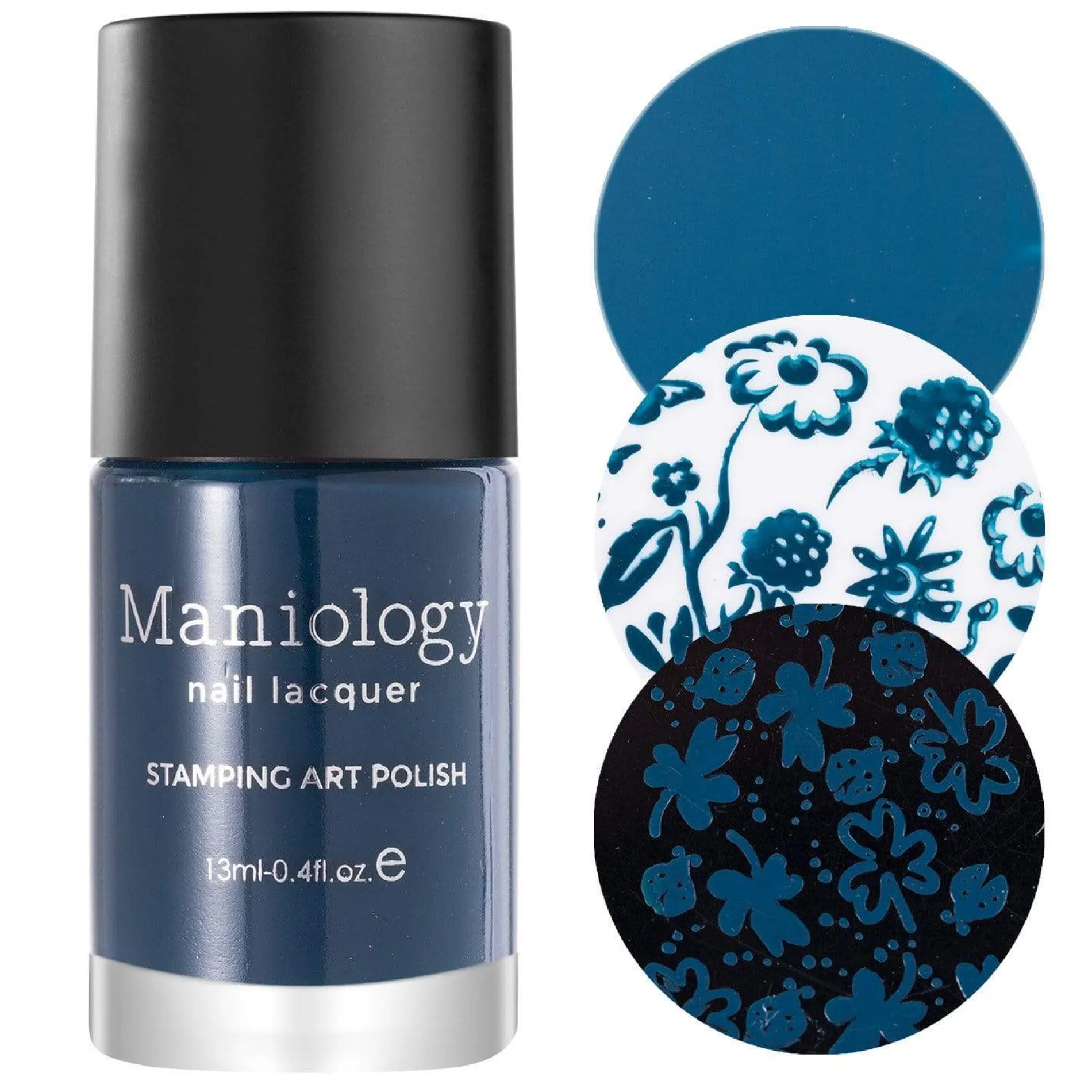 Night Forest: Dusk (B300) Dark Blue Stamping Polish