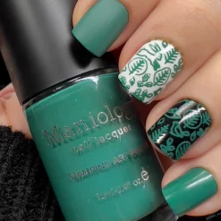 Night Forest: Pine (B298) Emerald Green Stamping Polish