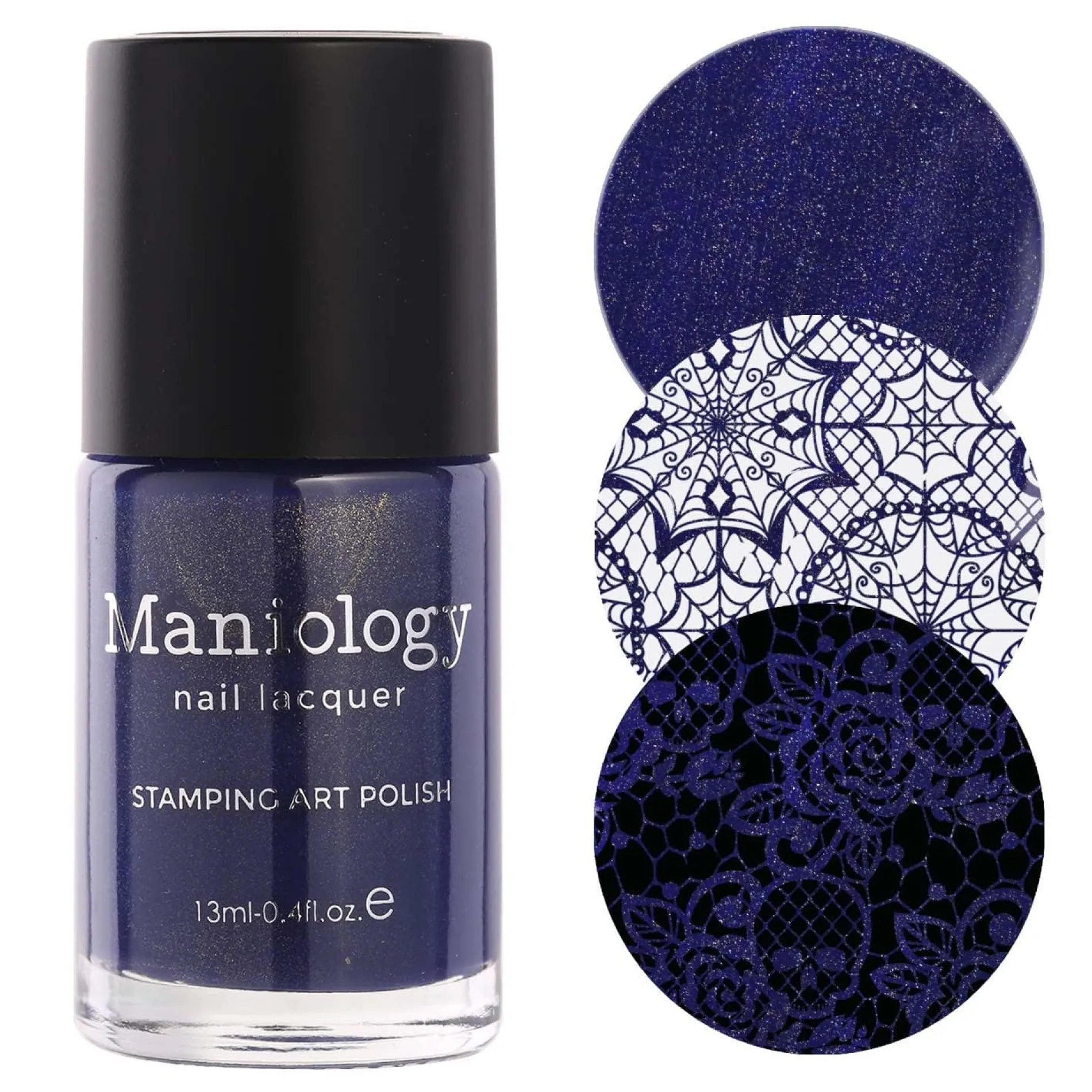 Nightshade: Shadowveil (B526) - Purple With Gold Shimmer Stamping Polish