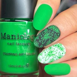 Northern Gleam: Evergleam (B565) - Green Pearl Cream Stamping Polish