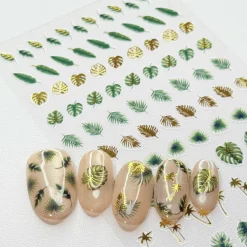 Palm Parade (MS-104) - Nail Art Sticker