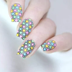 Patterns: Chain Reaction (m086) - Nail Stamping Plate