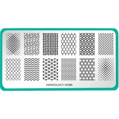 Patterns: Chain Reaction (m086) - Nail Stamping Plate