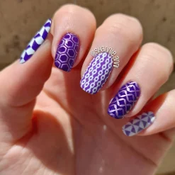 Patterns: Chain Reaction (m086) - Nail Stamping Plate