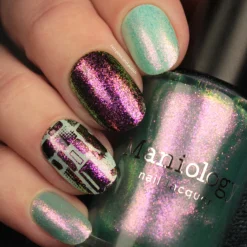 Pau Hana: Blue Hawaii (P133) - Sheer Teal Flakie Nail Polish