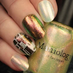 Pau Hana: Pina Colada (P131) - Sheer White Flakie Nail Polish