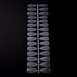300pcs Full Cover Nail Tips for Extension in 15 Sizes - Medium Coffin