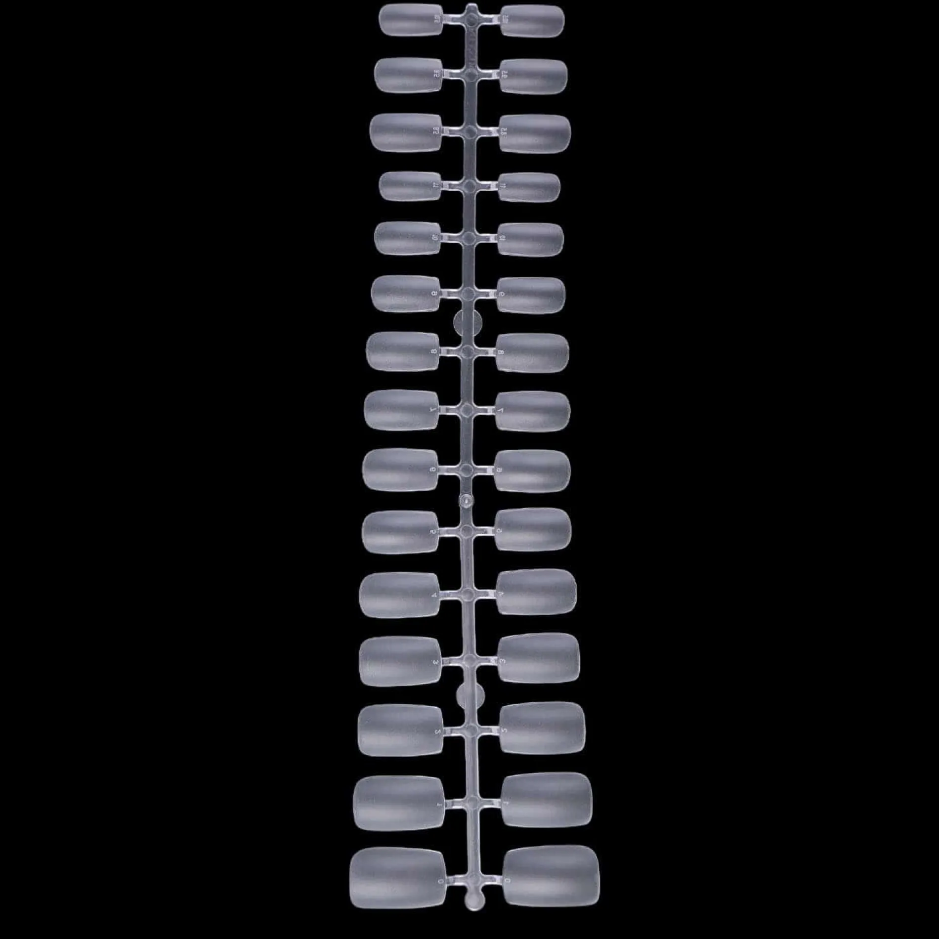 300pcs Full Cover Nail Tips for Extension in 15 Sizes - Short Square
