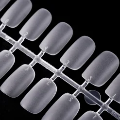 300pcs Full Cover Nail Tips for Extension in 15 Sizes - Short Squoval