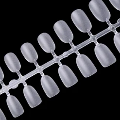 300pcs Full Cover Nail Tips for Extension in 15 Sizes - Short Round