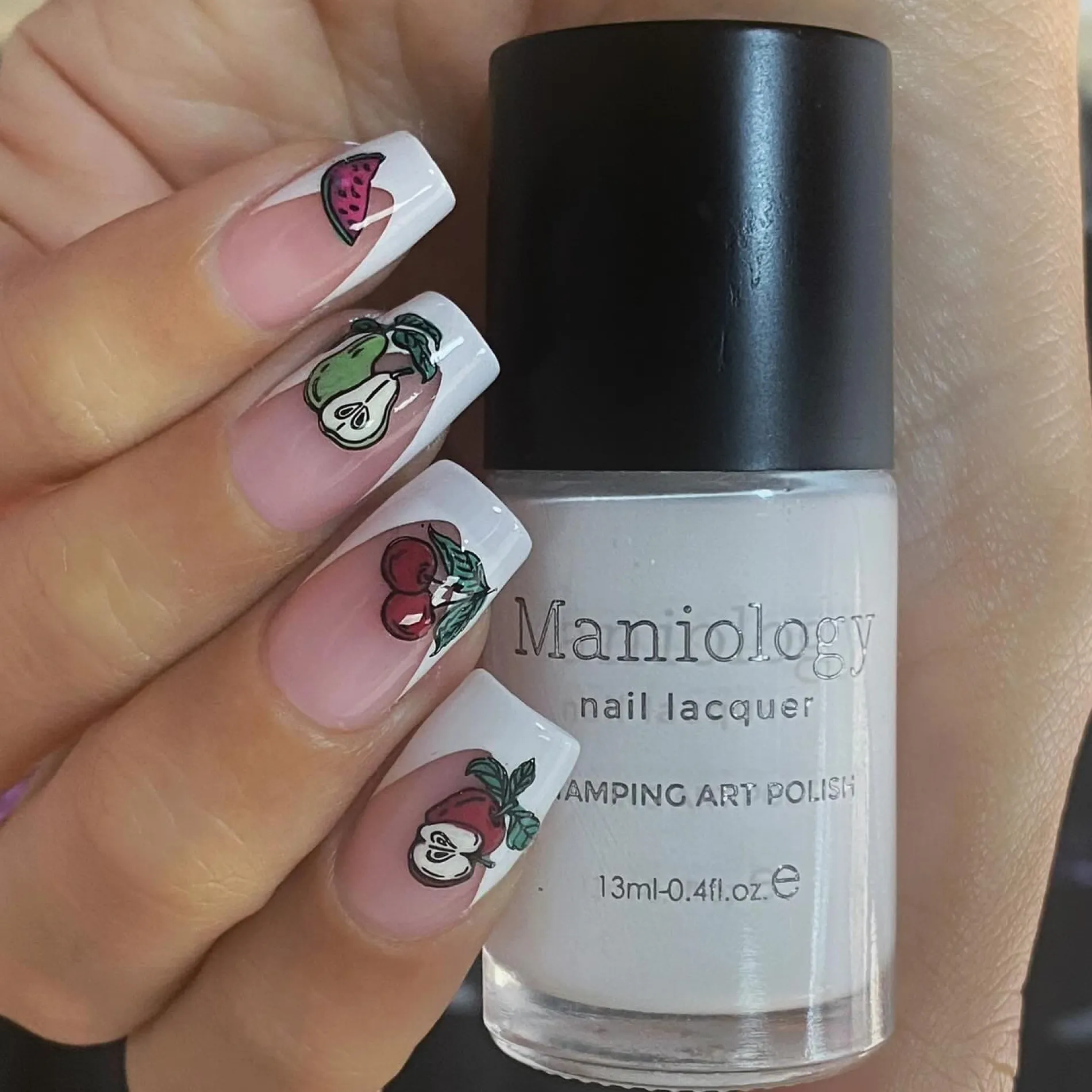 Perfect Trio - Bam! White + Straight Up Black Stamping Polish + Smudge Free Top Coat 3pc Bundle