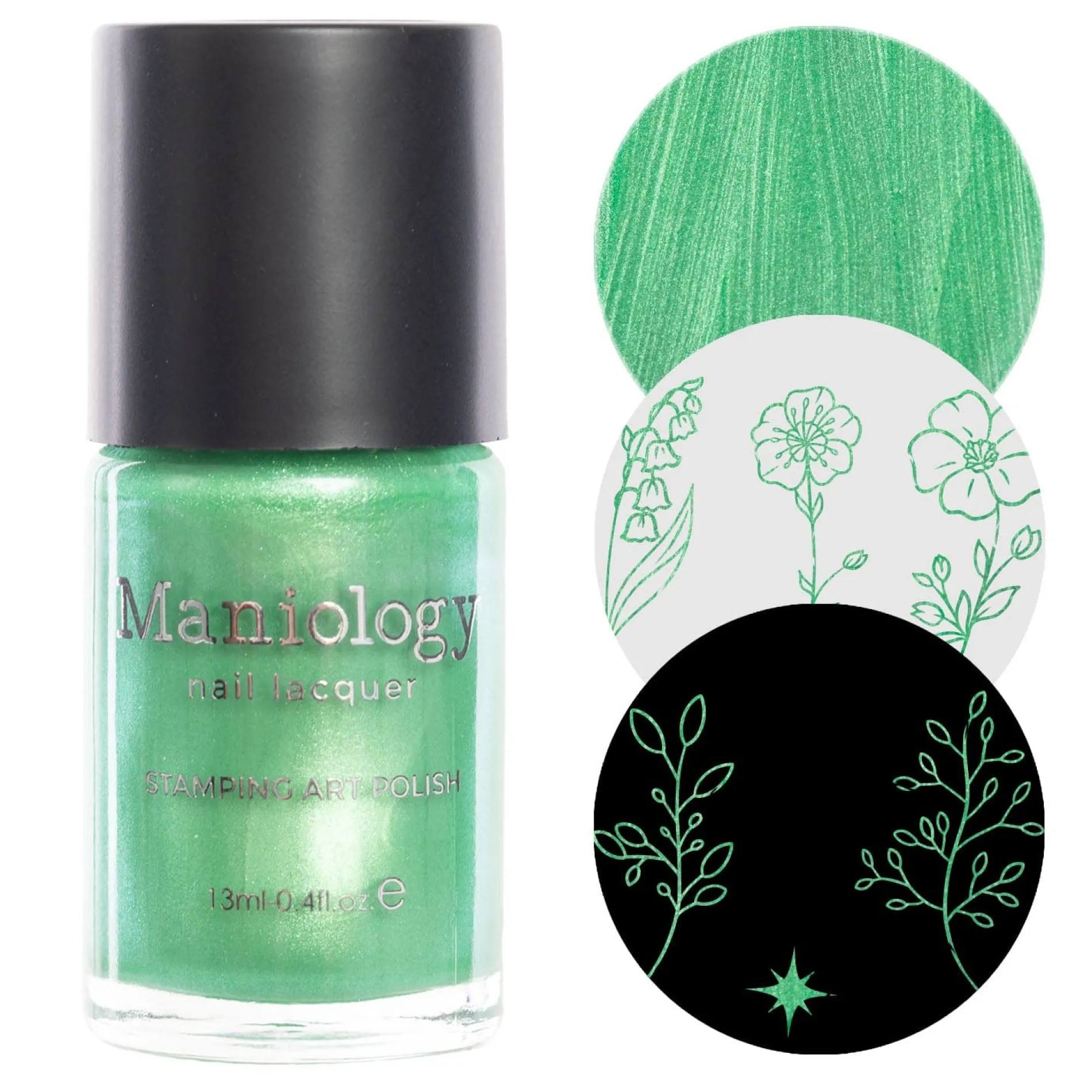 Perfect Trio: 3 Piece Garden Glow Stamping Polish Collection