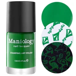 Perfect Trio: 3-Piece Lucky Clover Nail Stamping Polish Set