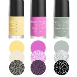 Perfect Trio: 3-Piece Sunny Meadow Nail Stamping Polish Set