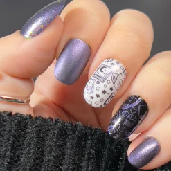Phantom (B304) - Purple Shimmer Stamping Polish