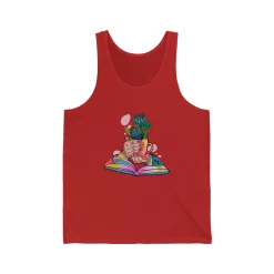 Plants, Books and Nails - Jersey Tank Top