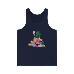 Plants, Books and Nails - Jersey Tank Top