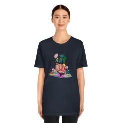 Plants, Books and Nails - Short Sleeve T-shirt