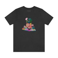 Plants, Books and Nails - Short Sleeve T-shirt