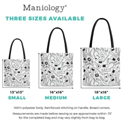 Plants, Books and Nails Tote Bag