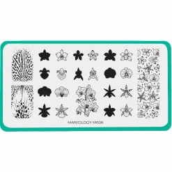 Poised Petals (M606) - Nail Stamping Plate
