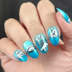 Polar Bears (M537) - Nail Stamping Plate