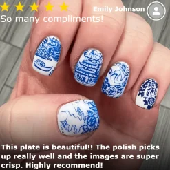 Porcelain: Chinese Ceramic Nail Stamping Starter Kit