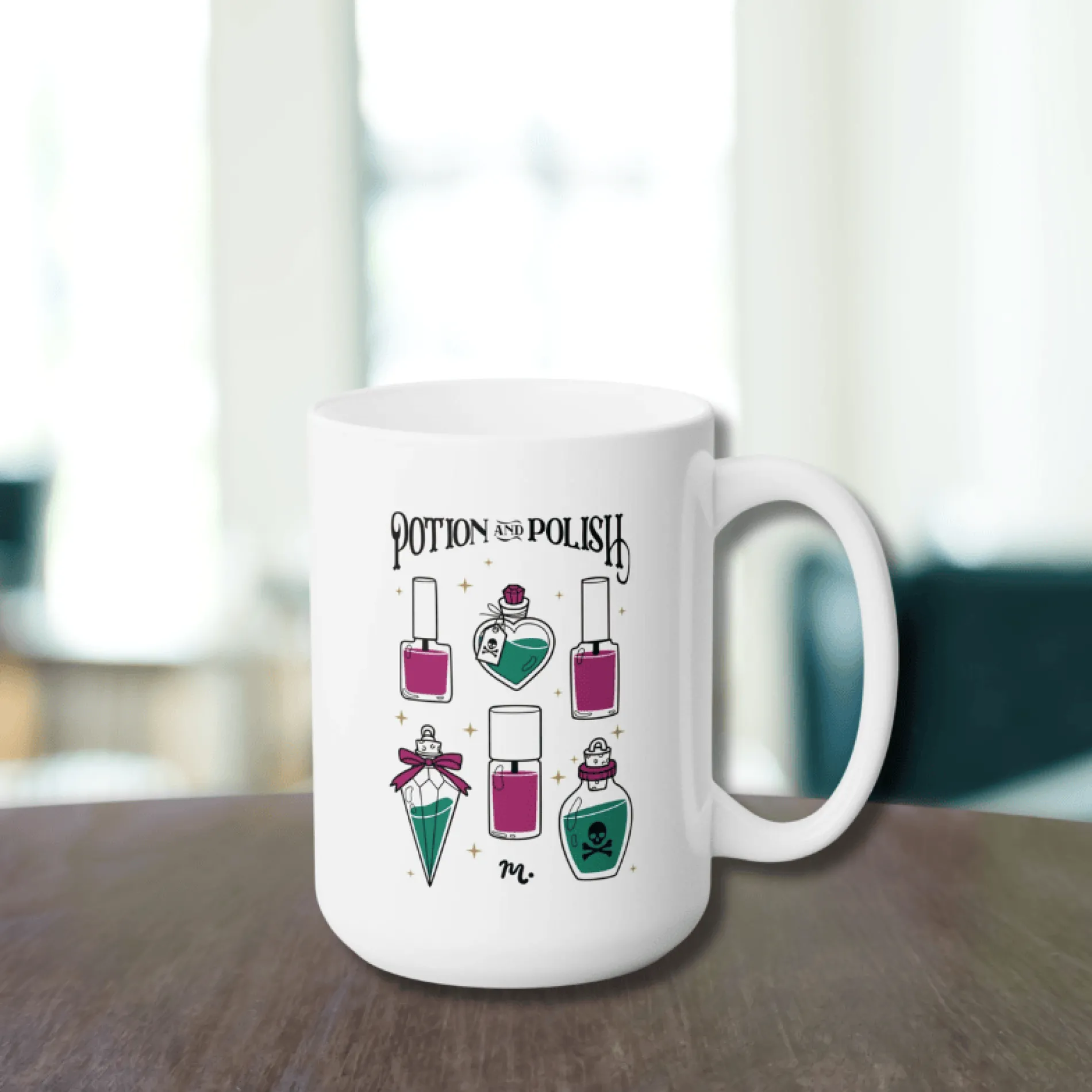 Potions & Polish Ceramic Coffee Mug 15oz