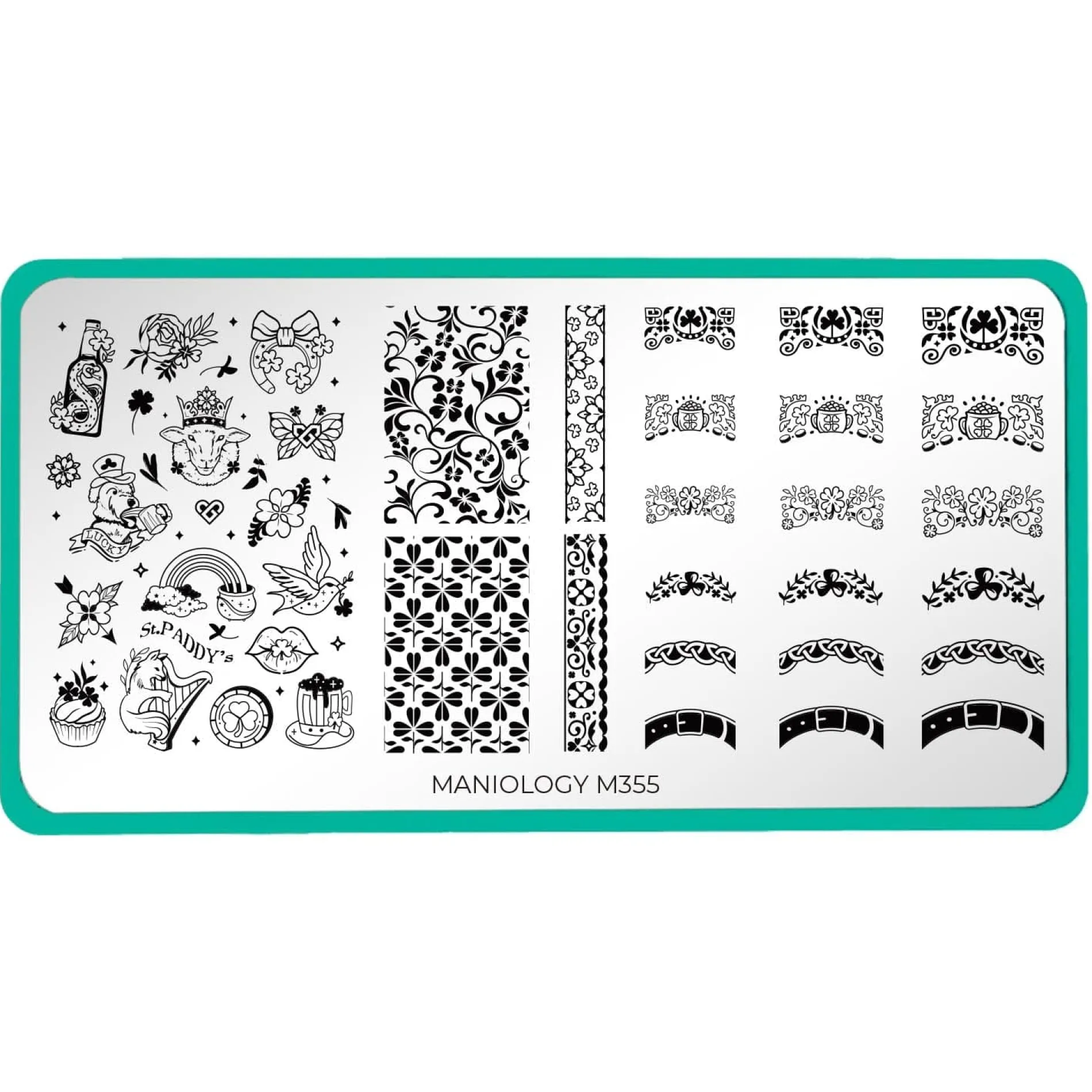 Pot of Gold (M355) - Nail Stamping Plate