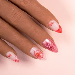 Pout (B539) - Bright Orange Red Stamping Polish