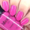 Pumps (B463) - Cream Bold Pink Stamping Polish