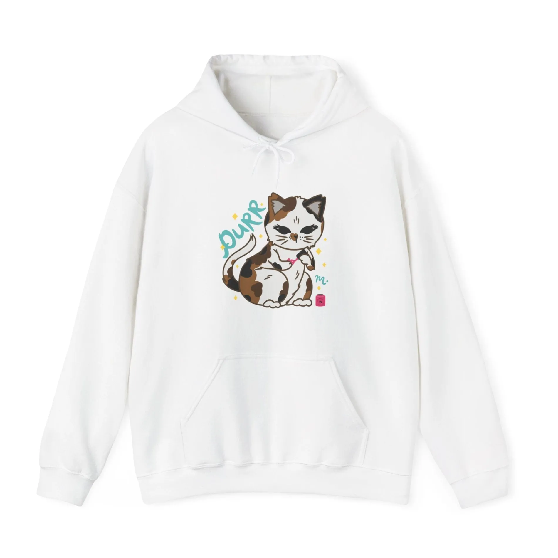 PURR Cat & Nails - Heavy Blend Hoodie Sweatshirt