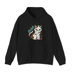 PURR Cat & Nails - Heavy Blend Hoodie Sweatshirt