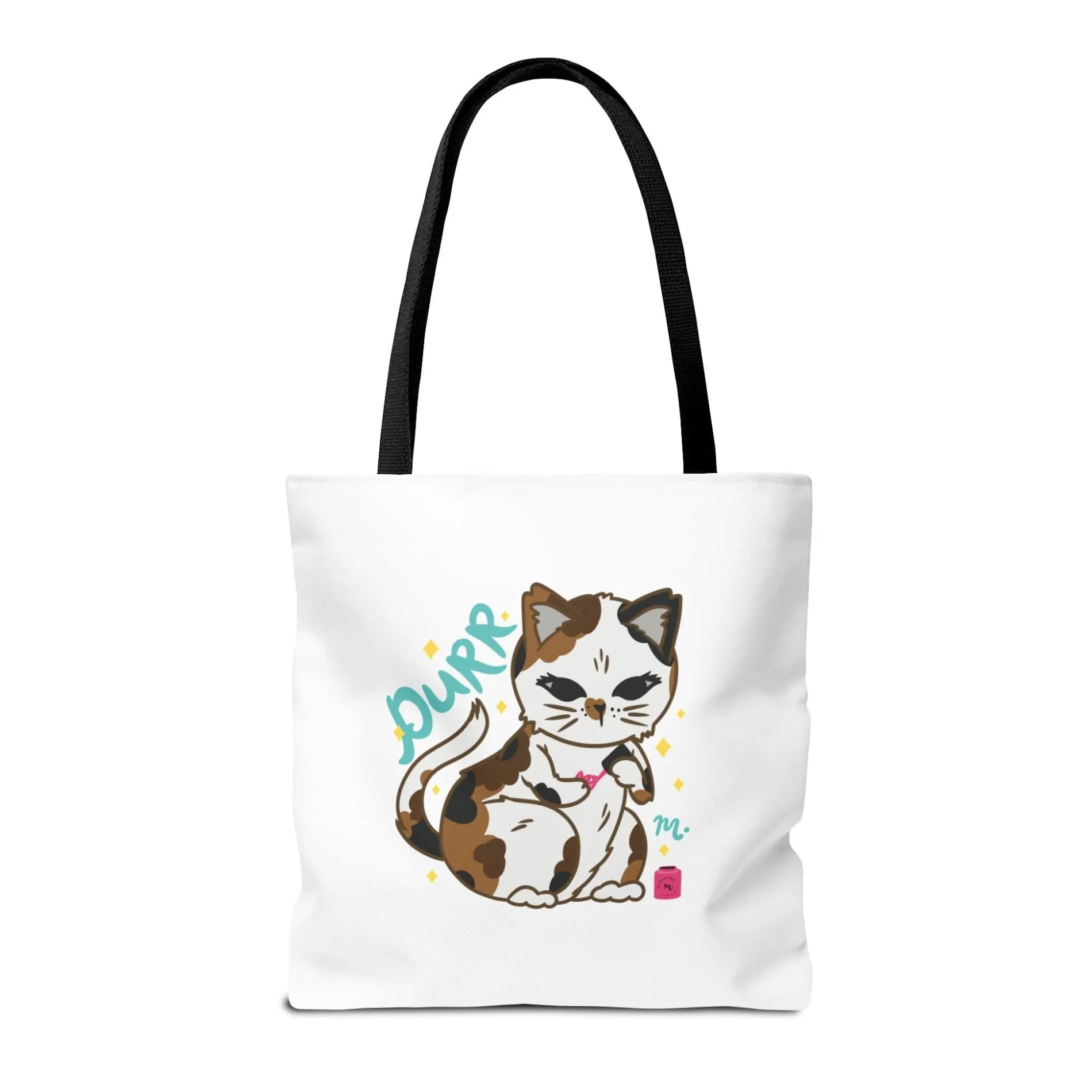 PURR Cat & Nails Tote Bag